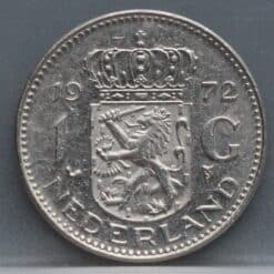 Alternative view of 1 Gulden 1972 Juliana