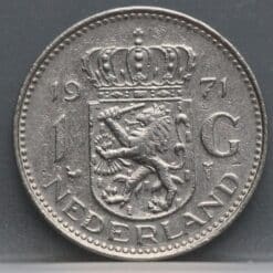Alternative view of 1 Gulden 1971 Juliana